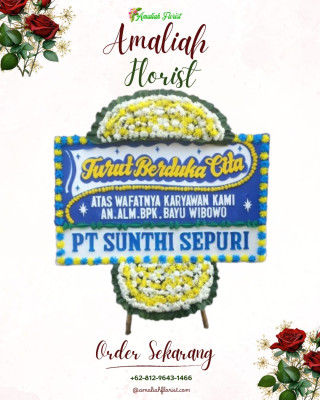 Papan Bunga Duka di Bawodesolo